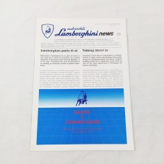Giornale aziendale LAMBORGHINI NEWS 10 Anno IV n° 1 - Gennaio 1992