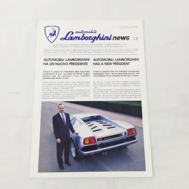 Giornale aziendale LAMBORGHINI NEWS 13 Anno V n° 1-2 - Aprile 1993