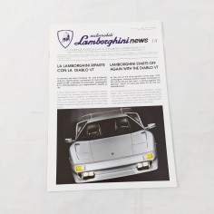 Giornale aziendale LAMBORGHINI NEWS 14 Anno V n° 3 - Luglio 1993