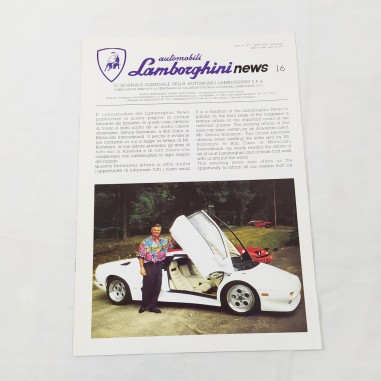 Giornale aziendale LAMBORGHINI NEWS 16 Anno V n° 2 - Luglio 1994