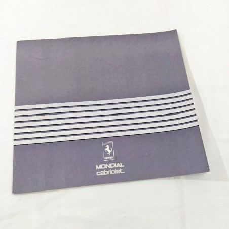 FERRARI Mondial Cabriolet Brochure 8 pagine 1984 Stampato 313/84