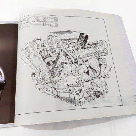 FERRARI Mondial Cabriolet Brochure 8 pagine 1984 Stampato 313/84
