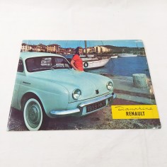 RENAULT Dauphine 1959 brochure 6 pagine in francese