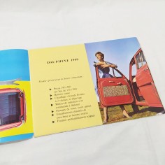 RENAULT Dauphine 1959 brochure 6 pagine in francese 2