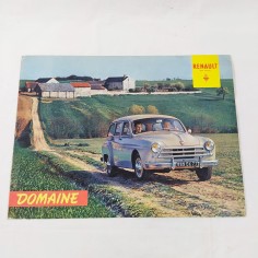 RENAULT DOMANINE brochure 4 pagine in francese