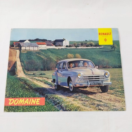 RENAULT DOMANINE brochure 4 pagine in francese