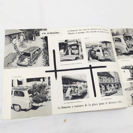 RENAULT DOMANINE brochure 4 pagine in francese