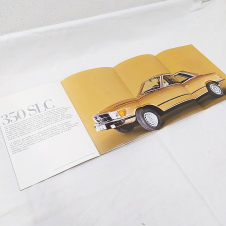 MERCEDES-BENZ brochure modelli 350 SLC e 450 SLC FRANCESE