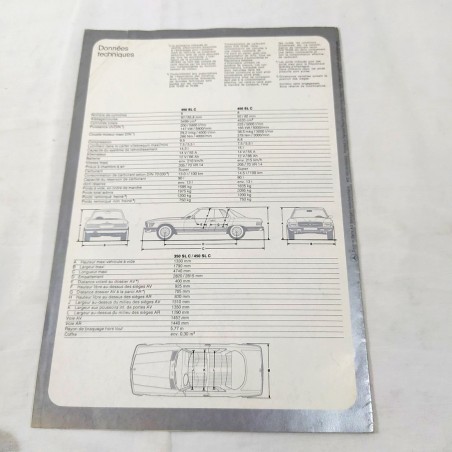 MERCEDES-BENZ brochure 350 SLC e 450 SLC francese