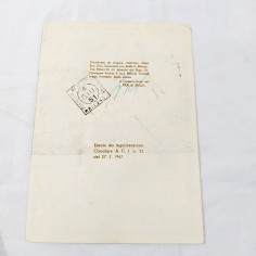 INNOCENTI Certificato d'origine LAMBRETTA 125 LC 18/12/1951 2