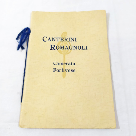 Lotto di libri su canti popolari romagnoli, ventennio e ROMOLO GESSI di Zavatti