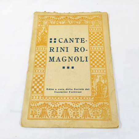 Lotto di libri su canti popolari romagnoli, ventennio e ROMOLO GESSI di Zavatti