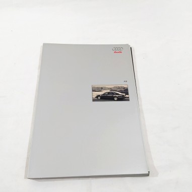 AUDI A8 cartella con 2 brochures Styleguide e I particolari 2000 e 2001