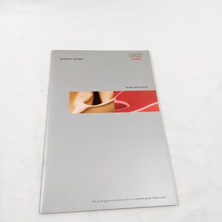 AUDI quattro GmnH Audi Exclusive brochure italiano 2002