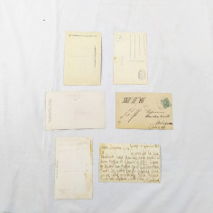 Lotto di 6 fotografie / cartoline con autogarfo originale di artisti anni 30/50 2