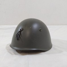 Elmetto Italiano II° guerra mondiale con fregio GNR Repubblica di Salò