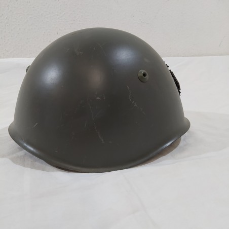 Elmetto Italiano II° guerra mondiale con fregio GNR Repubblica di Salò