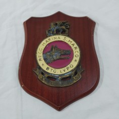 Riproduzione crest REGGIMENTO MARINA SAN MARCO BGT. LUPO