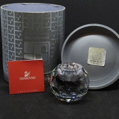 Cristallo Swarovski porta candela candle holder Art. 7600 NR 135