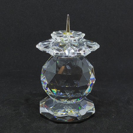Cristallo Swarovski candeliere candle holder Art. 7600 NR 103 integro