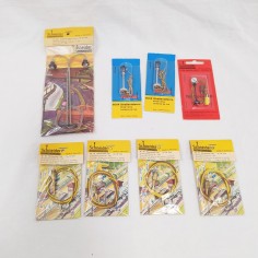 Vollmer & Schneider cod  Set 2 lampioni stradali, 1 orologio stazione illuminato
