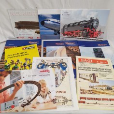 Lotto di cataloghi ferromodellismo varie marche fine anni 80 e 2000 nuovi 2