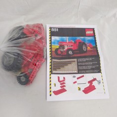Lego Technics 851 trattore istruzioni fotocopiate senza scatola