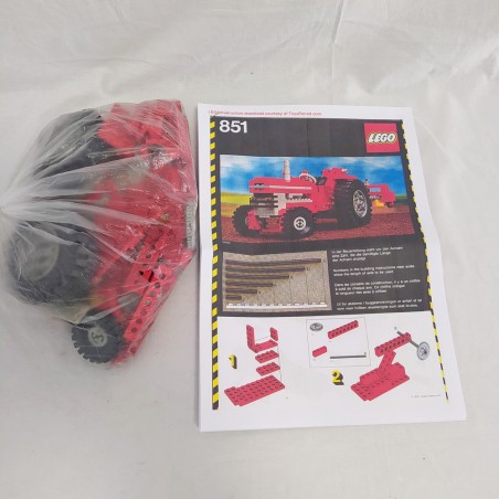 Lego Technics 851 trattore istruzioni fotocopiate senza scatola