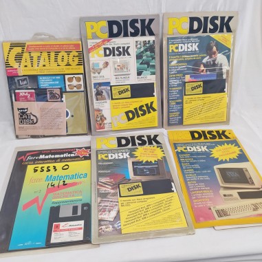 Lotto 6 riviste informatica anni 80 PC DISK