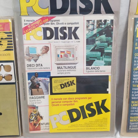 Lotto 6 riviste informatica anni 80 PC DISK