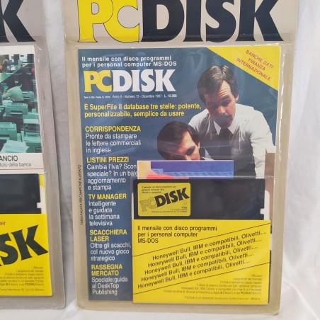 Lotto 6 riviste informatica anni 80 PC DISK