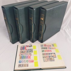 Colonie 4 album francobolli cpl Marini + classificatore inizio collezione