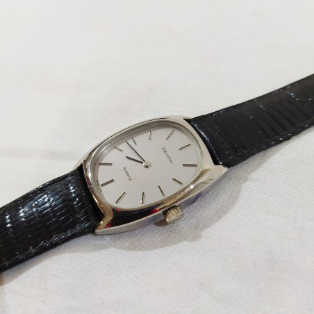 Orologio polso originale ZENITH movimento quarzo, cassa in acciaio nuovo