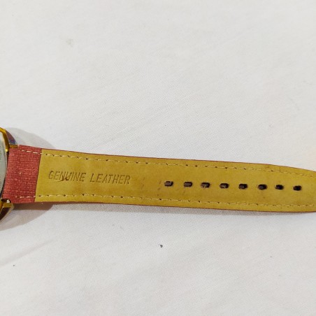 Orologio polso donna CERTINA cassa ovale in ottone e cinturino in pelle inusato