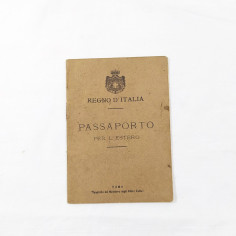 Passaporto per l'estero del Regno d'Italia