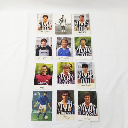 cartoline con autografi F.C LUGANO, Div.Naz90/91