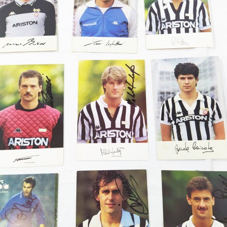 cartoline con autografi F.C LUGANO, Div.Naz90/91