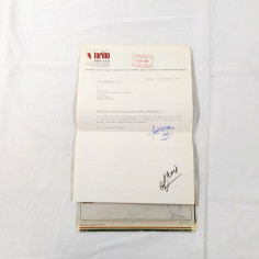 Documenti denuncia infortunio giocatore Torino BERTONERI firma Luciano Moggi