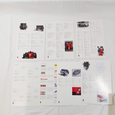 Cartella stampa presentazione FERRARI PRESS 1995 vari modelli