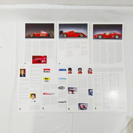 Cartella stampa presentazione FERRARI PRESS 1995 vari modelli
