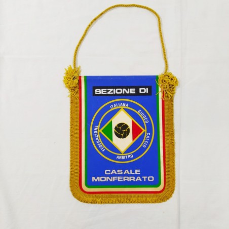 Lotto di 4 gagliardetti calcistici ITALIA - NAPOLI - LIVERPOOL - ARBITRI