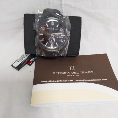 OFFICINE DEL TEMPO orologio polso OT1032 uomo mov. quarzo nuovo 2