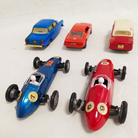 Lotto di 5 modellini POLISTIL POLITOYS in plastica e metallo