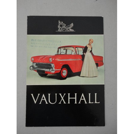 VAUXHALL LIBRETTO BROCHURE AUTO ITALIANO 2 PAG. TIBRO AL DRITTO E SEGNI A PENNA