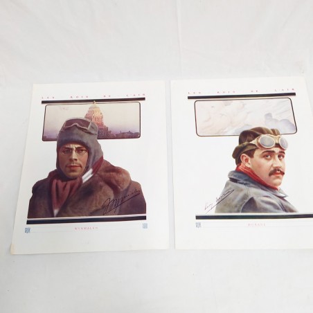 Lotto di 8 poster LES ROIS DE L'AIR 28x35 cm