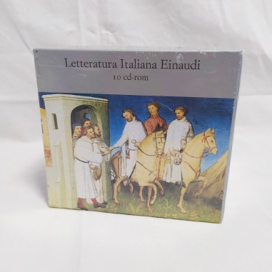 EINAUDI Letteratura Italiana pacchetto sigillato 10 Cd-Rom