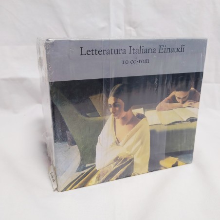 EINAUDI Letteratura Italiana pacchetto sigillato 10 Cd-Rom