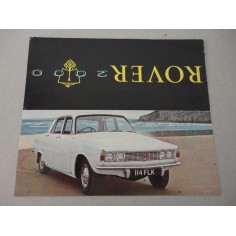 ROVER 2000 BROCHURE AUTO FRANCESE 4 PAG REF. 646 CONDIZIONI DISCRETE