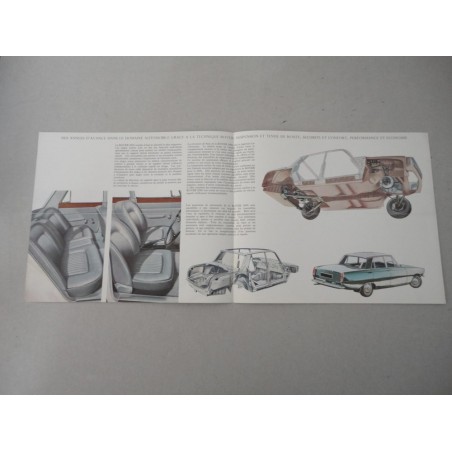 ROVER 2000 BROCHURE AUTO FRANCESE 4 PAG REF. 646 CONDIZIONI DISCRETE