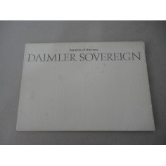 ASPECTS OF THE NEW DAIMLER SOVEREIGN BROCHURE AUTO CARTELLA 4 POSTER
